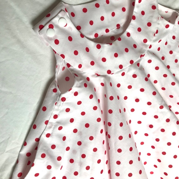Polka Dot Dress & Bloomers Size 3T - Picture 4 of 9